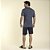 Pijama Masculino Curto Poliamida Listrado Marinho - Imagem 4