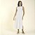Vestido Midi Piquet Canelado Off White - Imagem 1