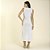 Vestido Midi Piquet Canelado Off White - Imagem 3