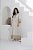 Kaftan Feminino Longo Folha Off White e Gold - Imagem 5
