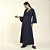 Kaftan Feminino Longo Poliamida Azul Marinho - Imagem 1