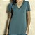 Camisão Feminino Midi Verde Selva com Renda - Imagem 2