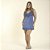 Camisola Curta Plus Size Azul Tranquillus com Renda - Imagem 2