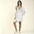 Robe Feminino Curto Cetim Off White Rendado - Imagem 7