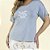 Pijama Feminino Pantacourt Plus Size Azul Sereia - Imagem 2