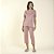 Pijama Feminino Capri Rosa Cerejeira com Renda - Imagem 1