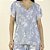 Pijama Feminino Capri Floral Azul Delicate - Imagem 2