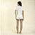 Pijama Feminino Curto Canelado Off White com Renda - Imagem 4