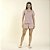 Pijama Feminino Curto Jacquard Rosa Lingerie - Imagem 2