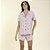 Pijama Feminino Curto Aberto Rosa Zodíaco - Imagem 1