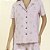 Pijama Feminino Curto Aberto Rosa Zodíaco - Imagem 3