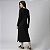 Vestido Midi Canelado Balance Style Preto - Imagem 3