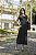 Vestido Midi Balance Style Listrado Preto - Imagem 4