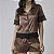 Pijama Feminino Aberto Curto Choco - Imagem 2