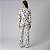 Pijama Feminino Longo Toile com Renda - Imagem 3