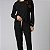 Pijama Feminino Longo em Visco Maquinetada Preto - Imagem 2