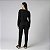 Pijama Feminino Longo em Visco Maquinetada Preto - Imagem 3