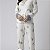 Pijama Feminino Longo Jardim Blue - Imagem 2