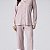 Pijama Feminino Aberto Longo Cashmere Rosa - Imagem 2