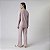 Pijama Feminino Aberto Longo Cashmere Rosa - Imagem 4