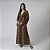 Kaftan Feminino Longo Onça Brown - Imagem 1