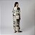 Kaftan Feminino Longo Estampado Abstrato - Imagem 3