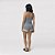 Short Doll de Alça Azul Delave com Renda Off White - Imagem 2