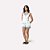 Short Doll Plus Size Regata Blue Garden com Renda - Imagem 1