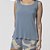 Short Doll Plus Size Regata Azul com Estampa Flow - Imagem 2