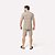 Pijama Masculino Curto Listrado Castanho - Imagem 4