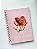 Caderno A5 Flor Pêssego Capa Personalizada - Imagem 5
