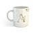 Caneca Porcelana Personalizada - Alfabeto Green - Imagem 1