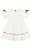 Vestido branco em cotton maquinetado com detalhes nas mangas - Imagem 1