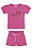 Conjunto em cotton maquinetado com bordado Lovely - Imagem 1