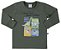 Camiseta manga longa dino green - Imagem 1
