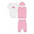 Conjunto feminino body com colete e calça,  com detalhes em pérolas - Imagem 1