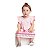 Vestido ursinhos e corações na cor rosa - Imagem 1