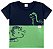 Conjunto em meia malha e shorts em moletinho Jet estampa dinos - Imagem 2