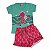 Conjunto feminino estampa interativa cavalos marinhos - Imagem 1