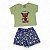 Conjunto feminino estampa interativa gatinha - Imagem 1