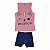 Conjunto feminino camiseta unicórnio - Imagem 1