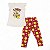 Conjunto feminino blusa com strass e calça legging estampa Lemon - Imagem 1