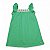Vestido em tecido texturizado na cor verde - Imagem 1