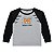 Camiseta manga longa estampa tigre cinza mescla - Imagem 1