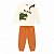 Conjunto masculino de moletom com estampa de dino - Imagem 1