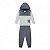 Conjunto masculino em moletom quadriculado - Imagem 1