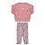 Conjunto feminino em pelinhos estampa doguinhos - Imagem 1