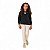 Conjunto feminino casaco em pelo alpaca e legging - Imagem 1
