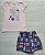 Conjunto feminino com shorts-saia estampado - Imagem 5