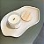 BANDEJA ORGÂNICA DECORATIVA OFF-WHITE | 28,5x16x2cm – Jade Soul - Imagem 3